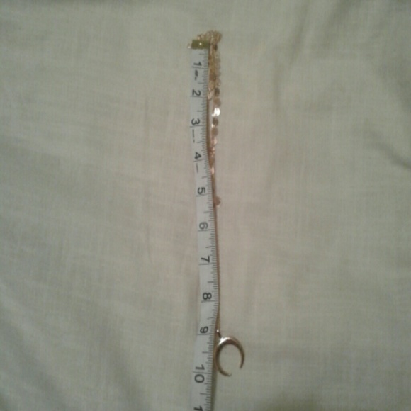 Crescent Luna moon layered necklace chocker - Picture 5 of 5